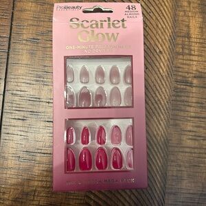 Scarlet Glow Press-On Nails